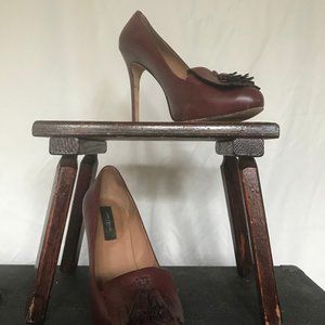 Ann Taylor Oxblood Tassel Pump